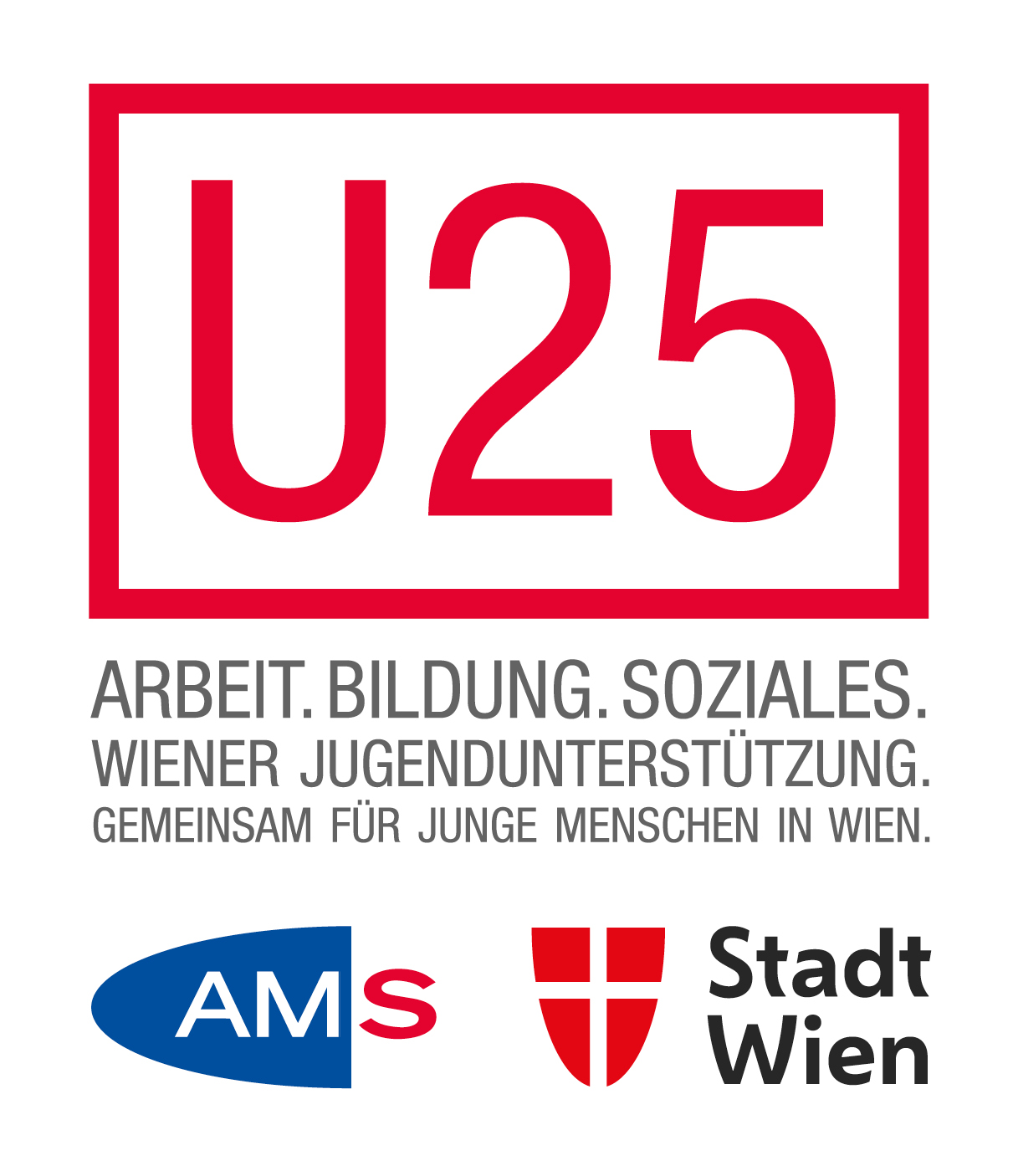 U25 Arbeit. Bildung. Soziales. Logo | U25